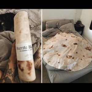 Fleece Burrito Blanket Throw